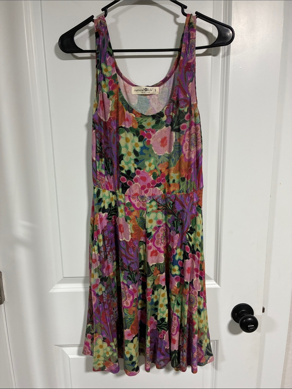 NATURAL LIFE Floral Multicolor Tank Dress